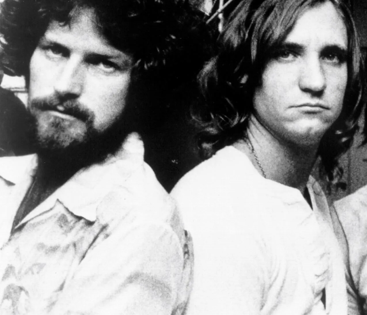 The Eagles in black-and-white