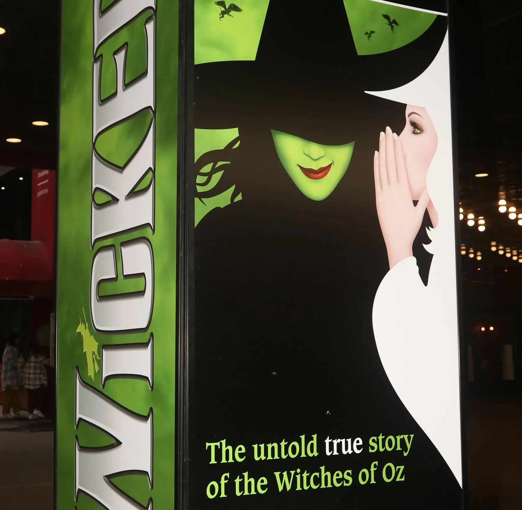 A poster for the musical adaptation of Gregory Maguire's 'Wicked'