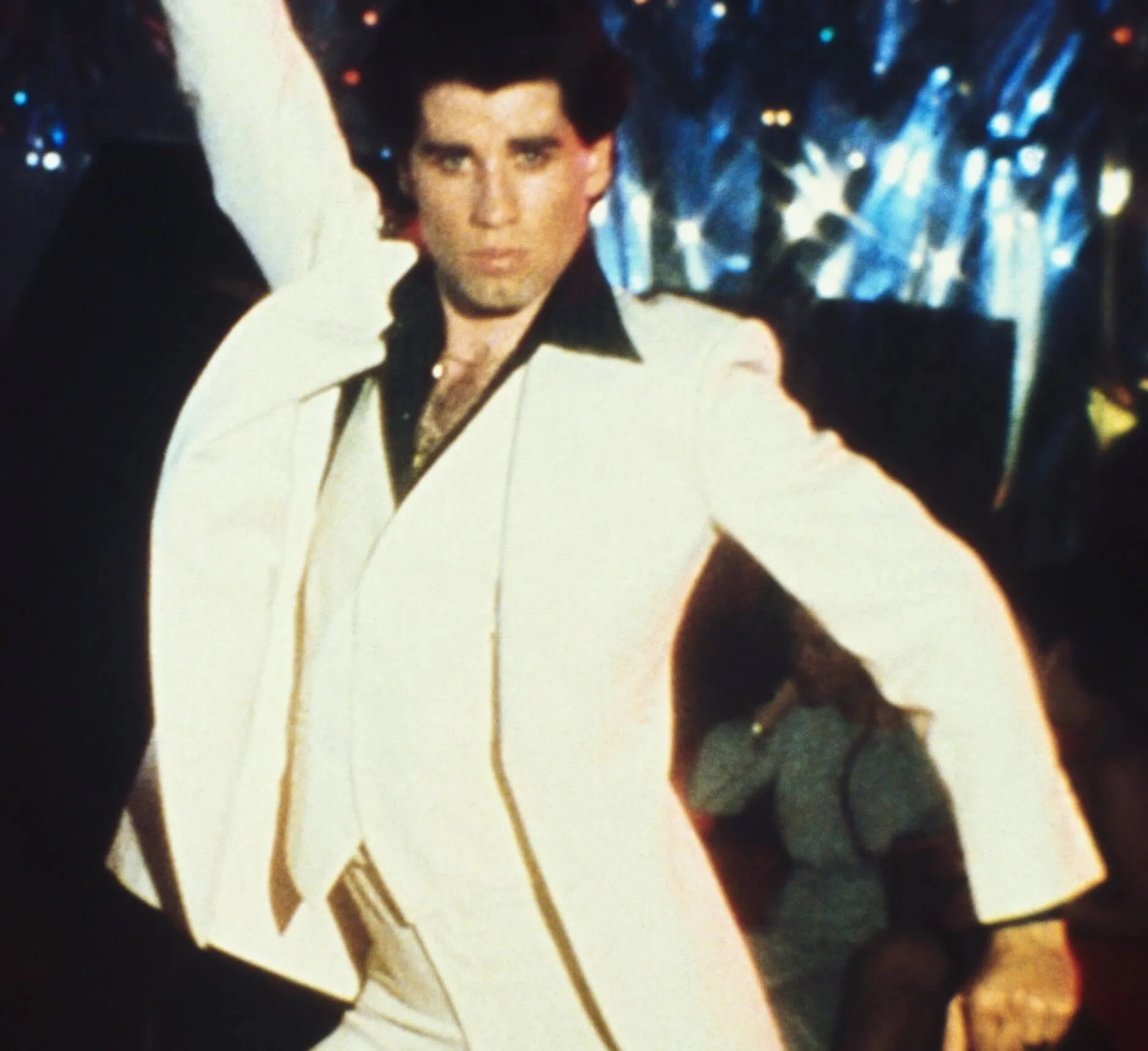 A disco dancer from the 1970s hit movie 'Saturday Night Fever'