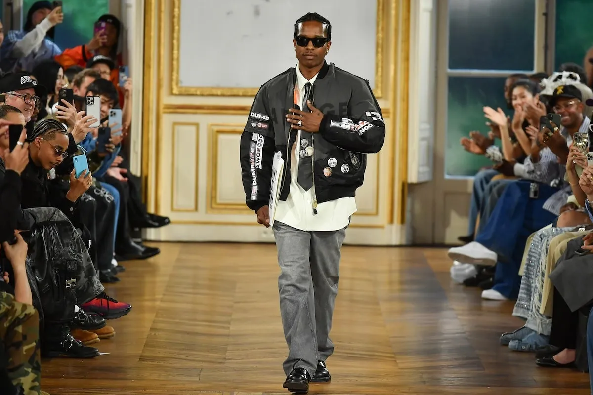 Rapper A$AP Rocky walks the runway during the A$AP Rocky X American Sabotage by AWGE Menswear show