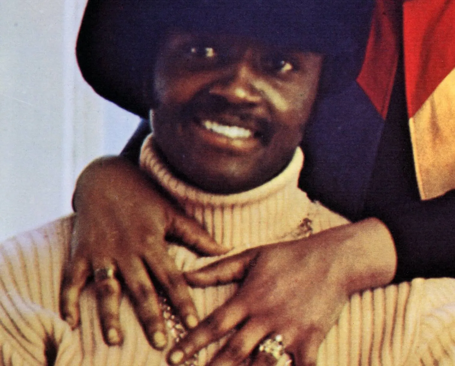 "This Christmas" singer Donny Hathaway in a sweater