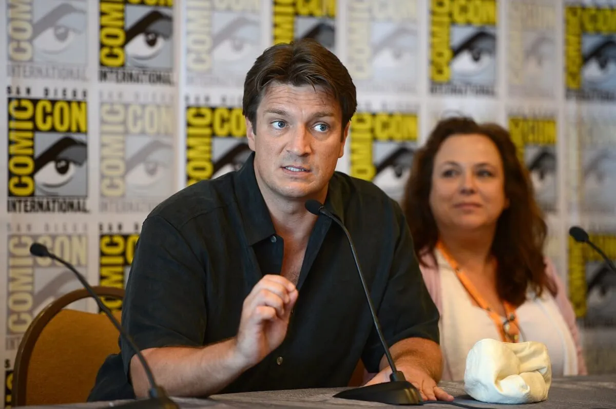 Nathan Fillion at Comic Con.