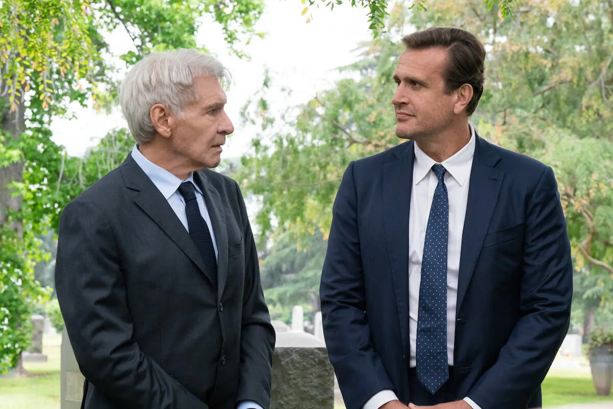 Harrison Ford and Jason Segel in the Dec. 11, 2024, episode of 'Shrinking' Season 2