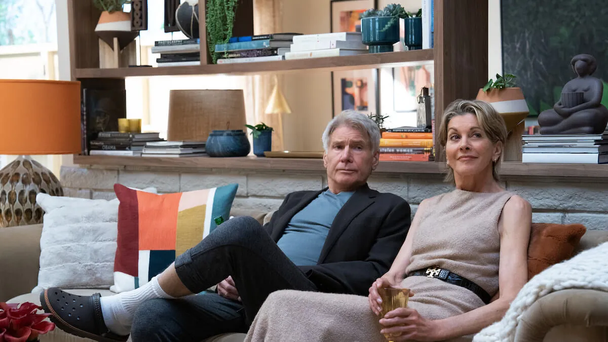 Harrison Ford and Wendie Malick in the 'Shrinking' Season 2 finale