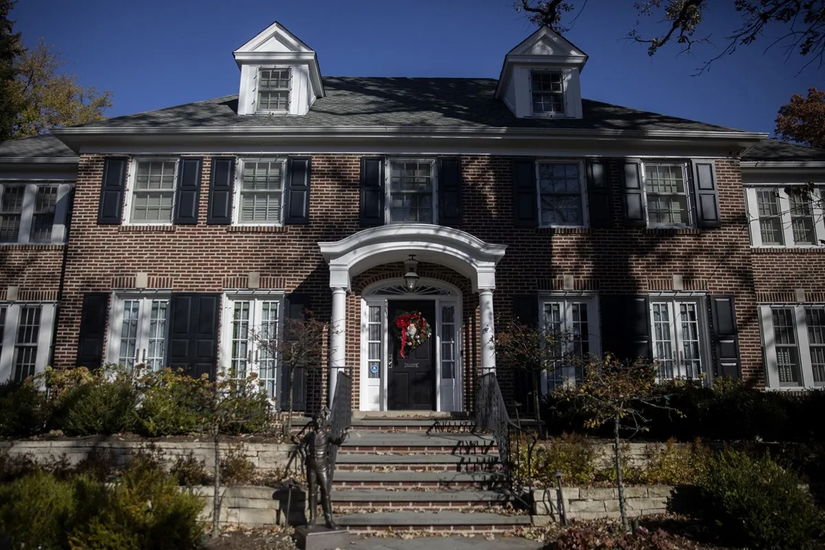 The original house used in the "Home Alone" movies is located in the North Shore suburb of Winnetka, Illinois, Nov. 8, 2021