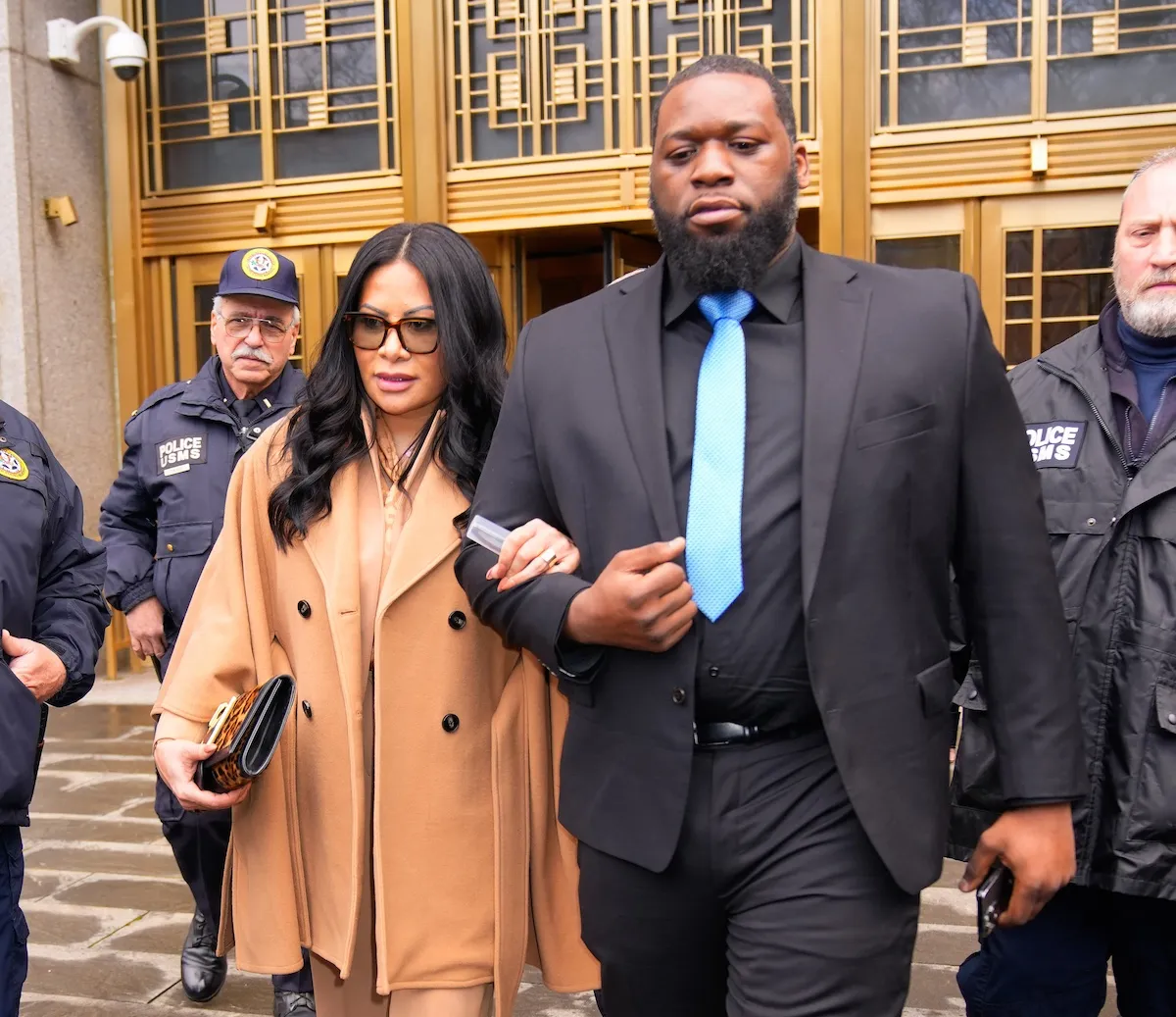 Jen Shah leaving court in New York City