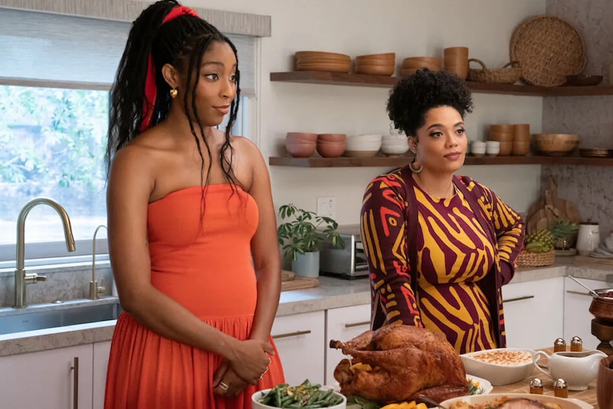 Jessica Williams and Adrienne Lewis in the 'Shrinking' Season 2 finale