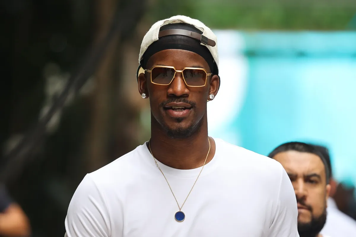 Jimmy Butler attends the Formula 1 Miami Grand Prix at Miami International Autodrome