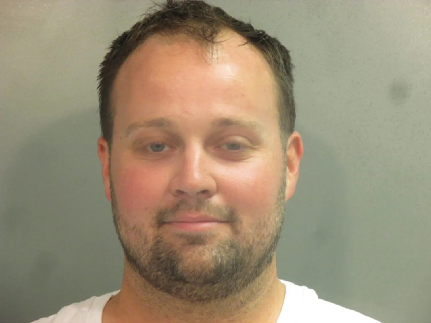 Josh Duggar's booking photo in 2021