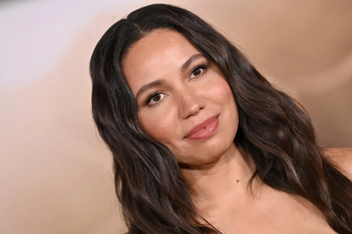 Jurnee Smollett posing at the premiere of 'Gladiator II'.