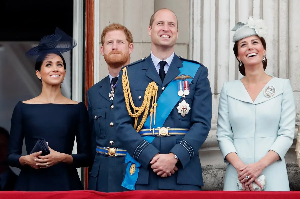 Meghan Markle, Prince Harry, Prince William, and Kate Middleton