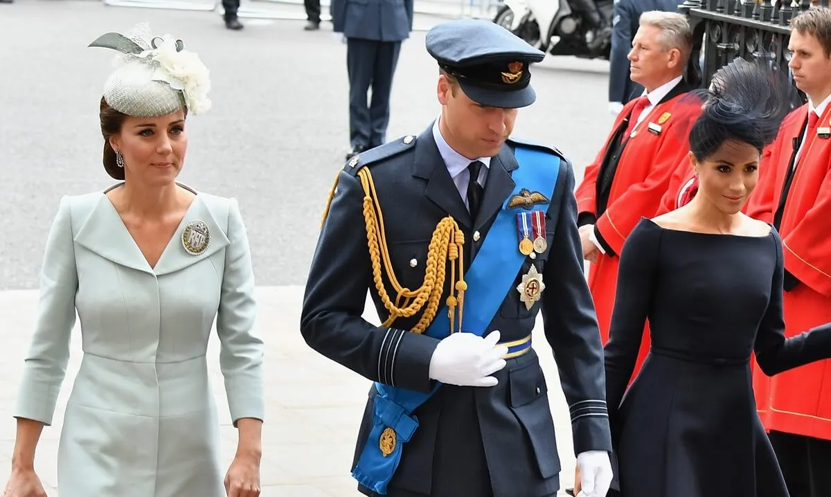 Kate Middleton, Prince William, and Meghan Markle attend events to mark the centenary of the RAF