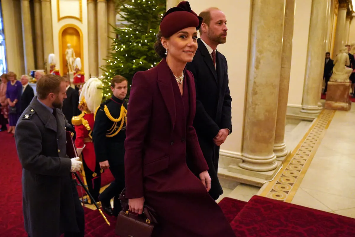 Kate Middleton and Prince William attend a state visit welcome for Qatar