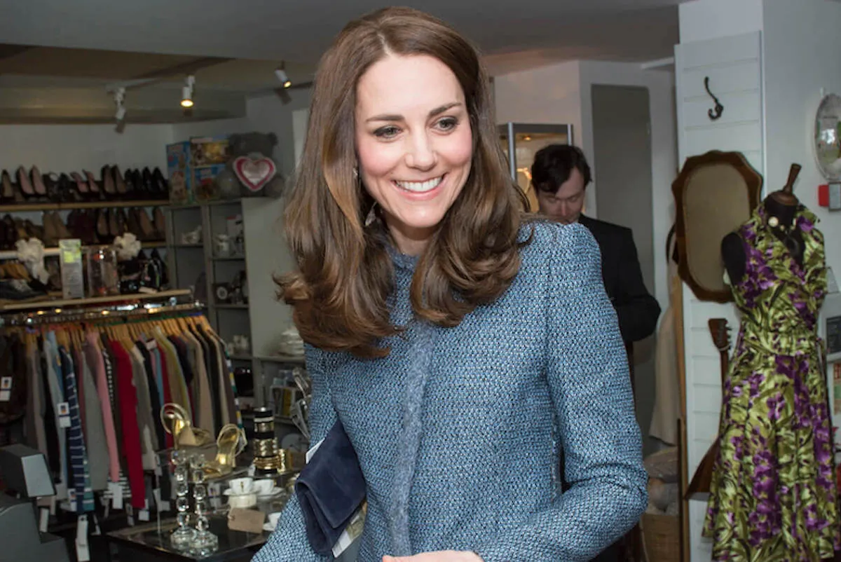 Kate Middleton shops at a store