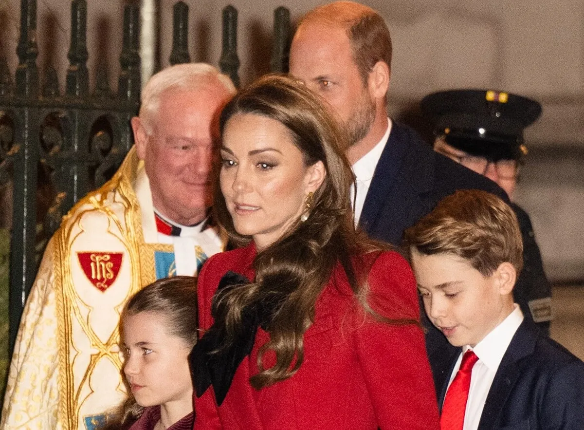 Kate Middleton with her family at the 'Together At Christmas' Carol Service