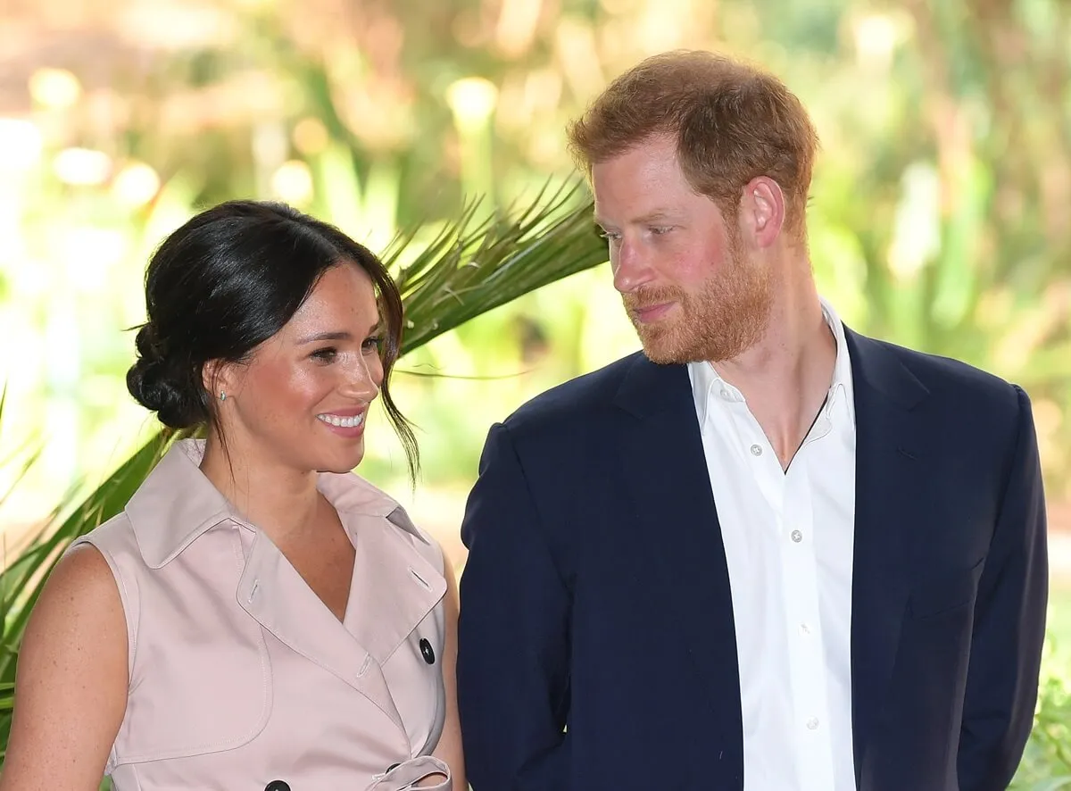 Meghan Markle and Prince Harry attend a reception in Johannesburg, South Africa