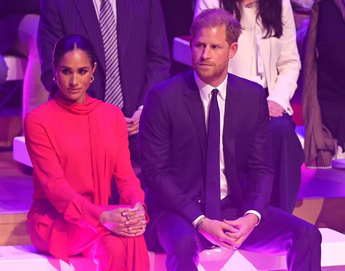 Meghan Markle and Prince Harry during the Opening Ceremony of the One Young World Summit