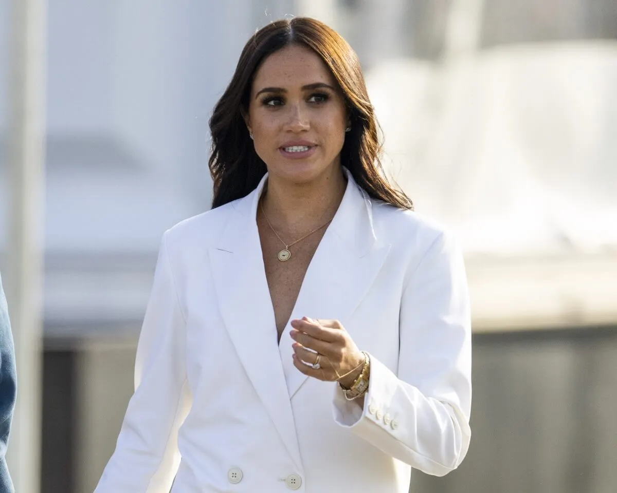 Meghan Markle attends a reception hosted by the The Hague and the Dutch Ministry of Defense at Zuiderpark