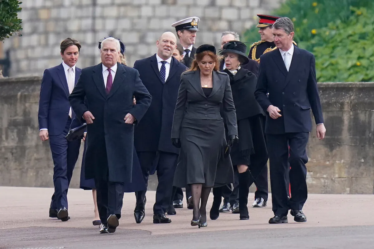 Prince Andrew, who may never be seen again with members of the British royal family in public, attends a memorial service with other royals