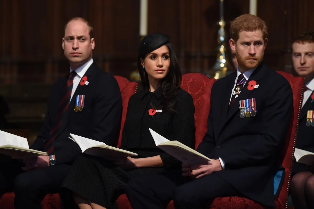 Prince William, Meghan Markle, and Prince Harry