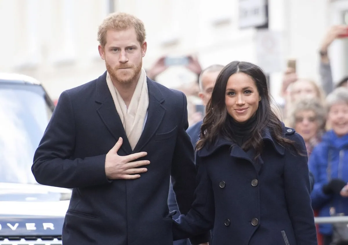 Prince Harry and Meghan Markle visit Nottingham for their first official public engagement together