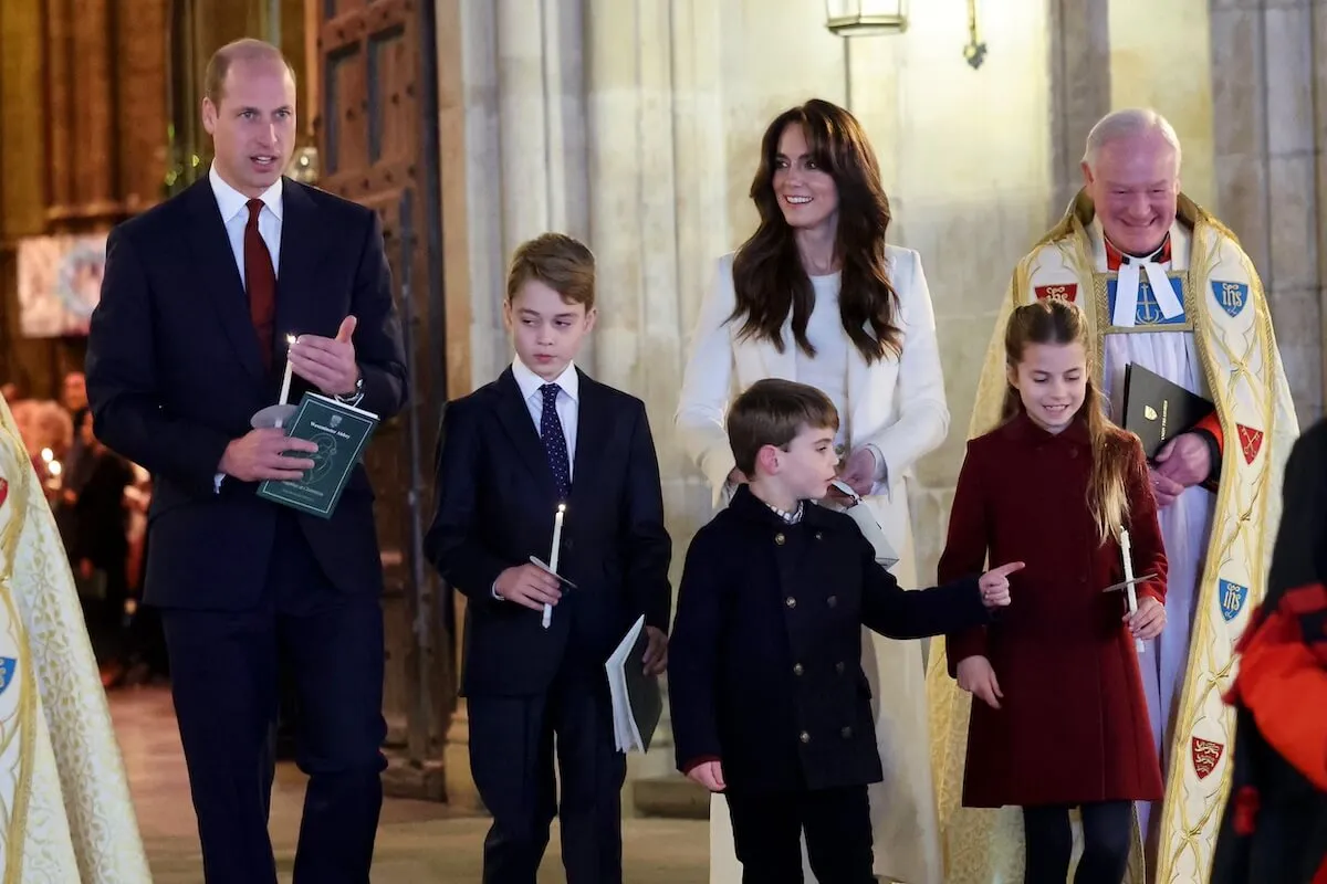 The Wales family during Kate Middleton's Together at Christmas event in 2022