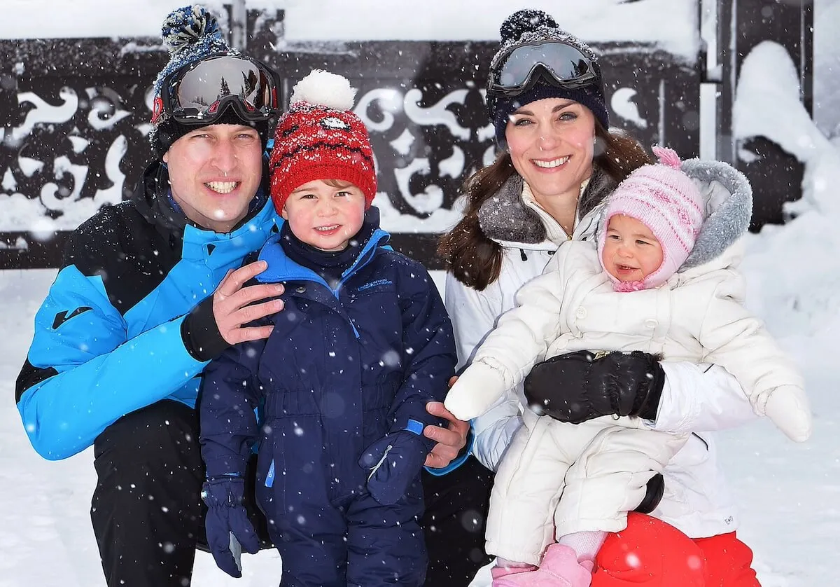 Prince William and Kate Middleton with Prince George and Princess Charlotte