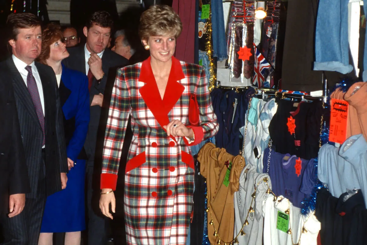 Princess Diana, who used to do her Christmas shopping when stores were closed, shops