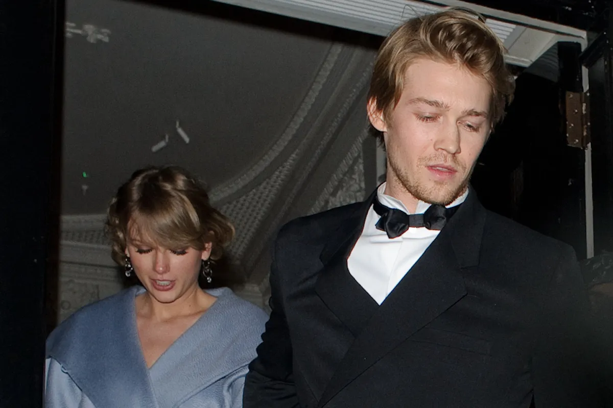 Taylor Swift and Joe Alwyn, who briefly appears in 'Miss Americana,' in 2019.