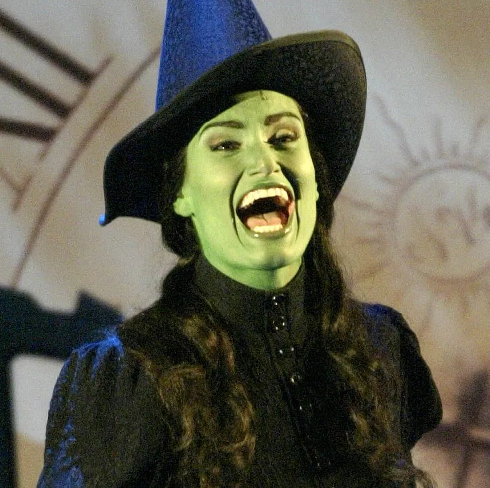 "Defying Gravity" singer Idina Menzel as Elphaba from 'Wicked'