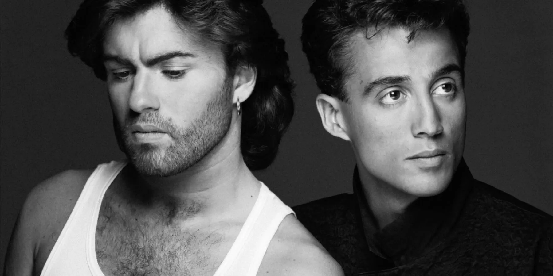 George Michael and Andrew Ridgeley of WHAM!