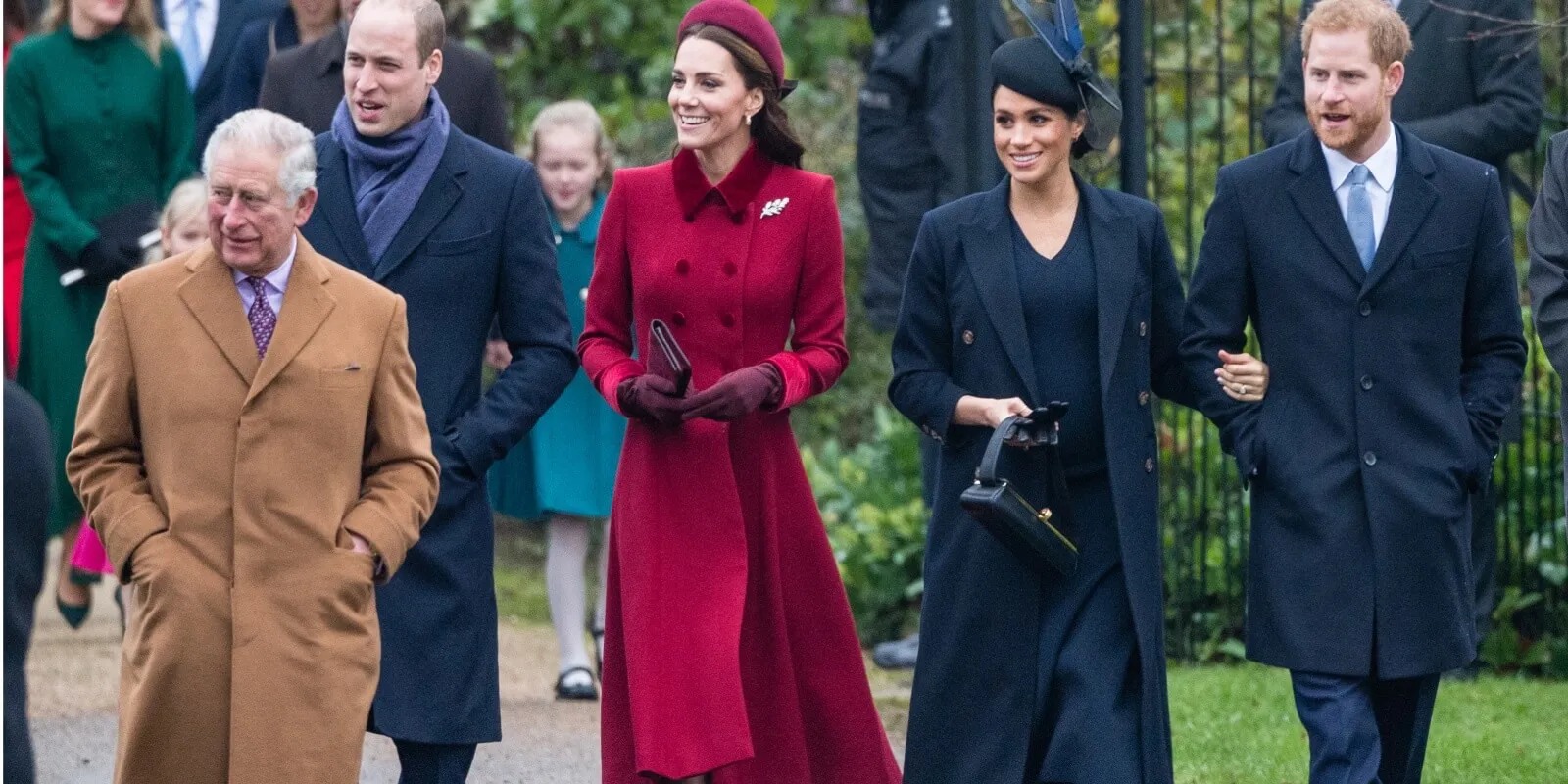 King Charles, Prince William, Kate Middleton, Meghan Markle, and Prince Harry attend Christmas services