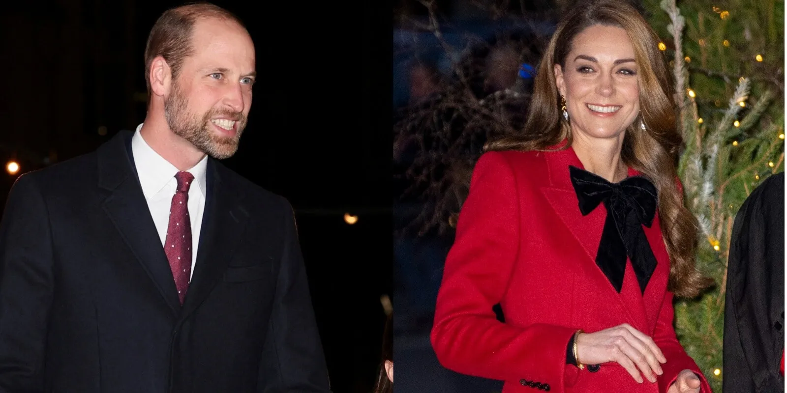 Prince William and Kate Middleton at the 'Together at Christmas' concert