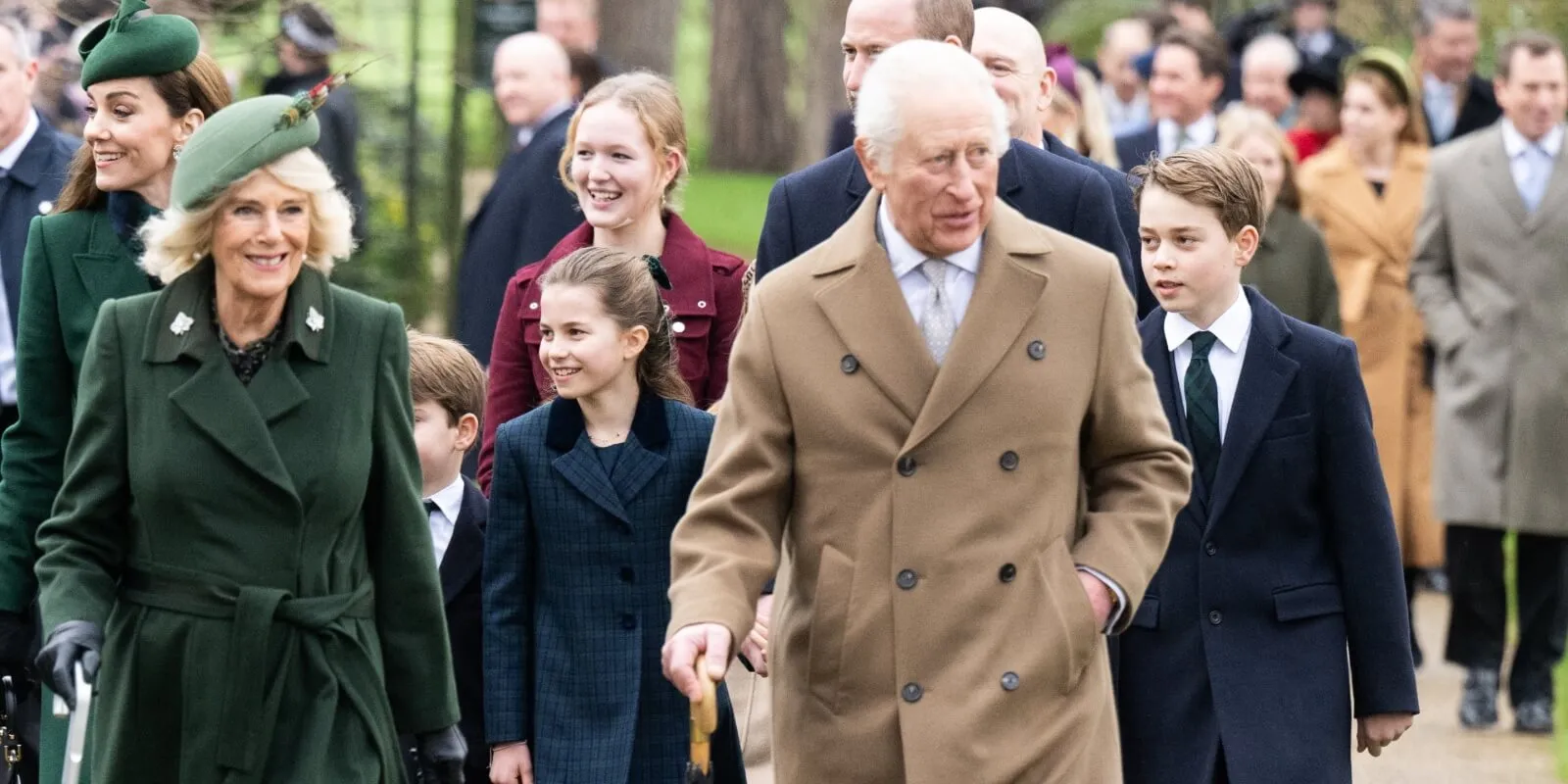 Members of the royal family on Christmas Day at Sandringham 2024