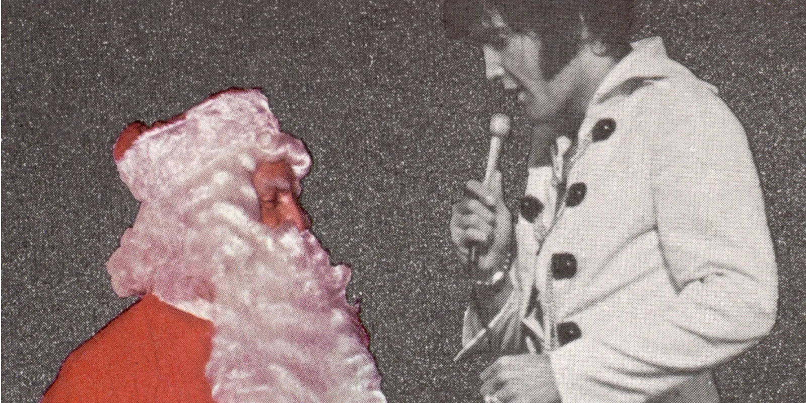 Santa Claus and Elvis Presley