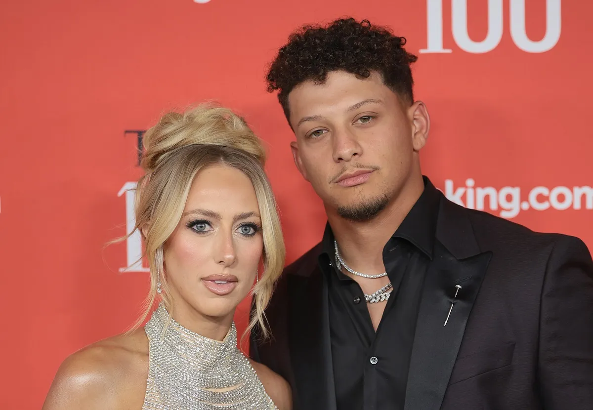 Brittany Mahomes and Patrick Mahomes attend the 2024 TIME100 Gala at Jazz at Lincoln Center on April 25, 2024 in New York City