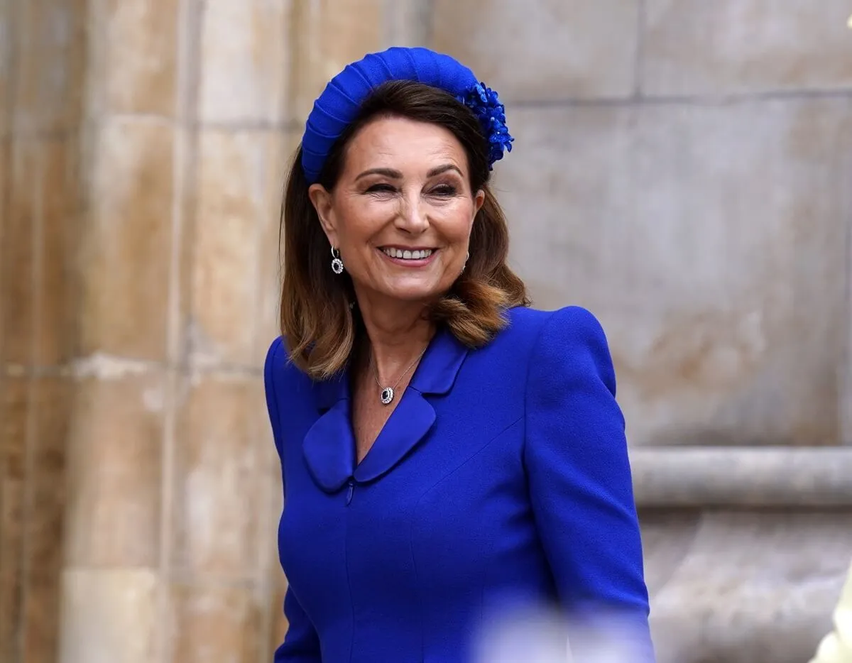 Carole Middleton arrives at the Coronation of King Charles III