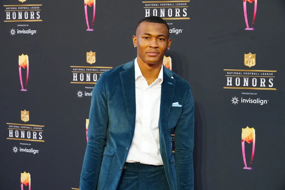 DeVonta Smith attends the 11th Annual NFL Honors in Inglewood, California