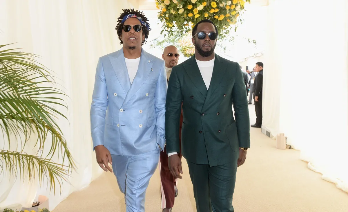 Jay-Z and Diddy attend 2019 Roc Nation THE BRUNCH on February 9, 2019 in Los Angeles, California.