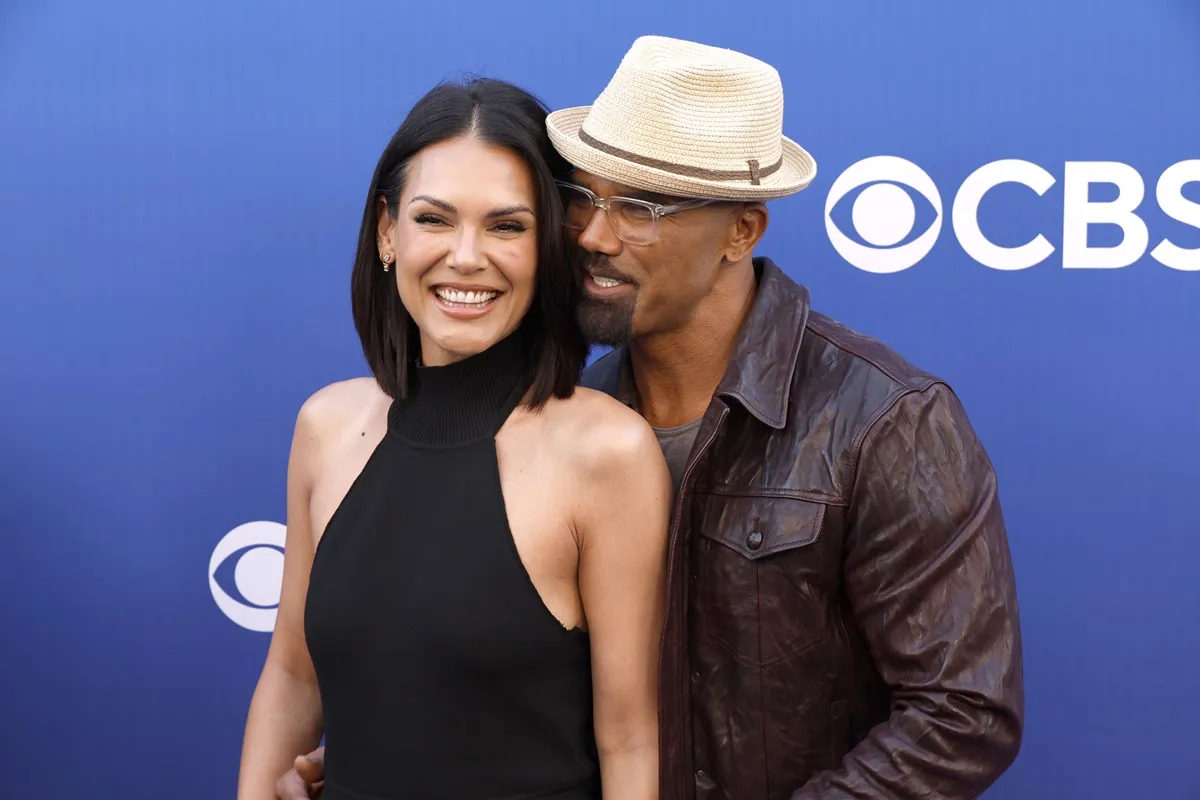 Jesiree Dizon and Shemar Moore attends the CBS Fall Schedule Celebration at Paramount Studios on May 02, 2024 in Los Angeles, California.