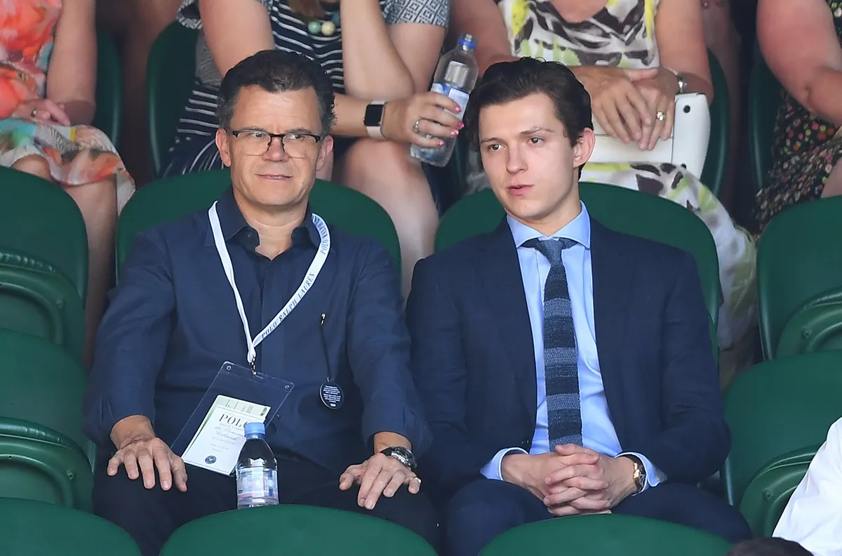 Dominic and Tom Holland at the Wimbledon Tennis Championships in London, England 