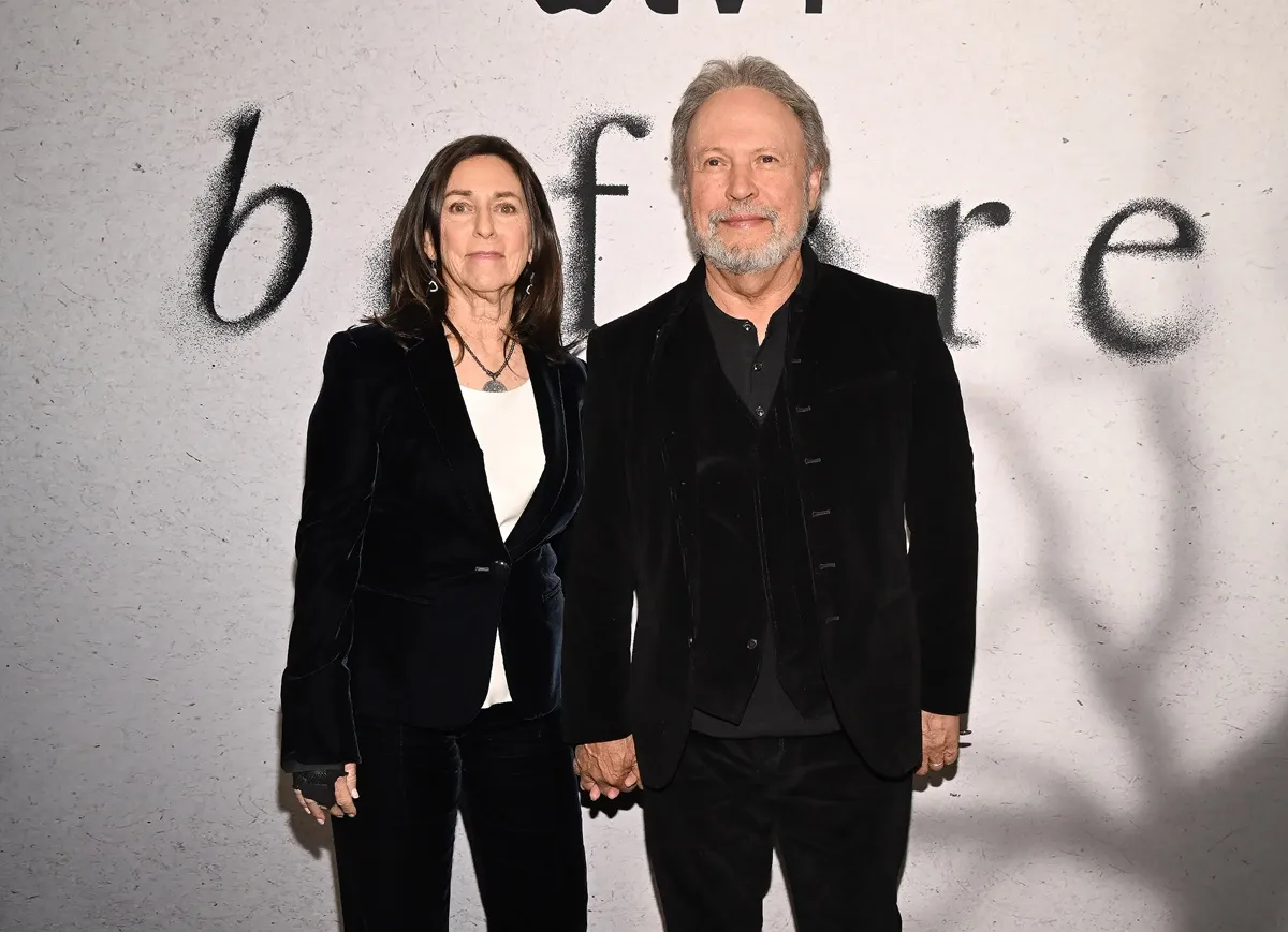 Janice Crystal and Billy Crystal at the "Before" World Premiere of the Apple TV+ Original Series held at The Museum of Modern Art on October 16, 2024