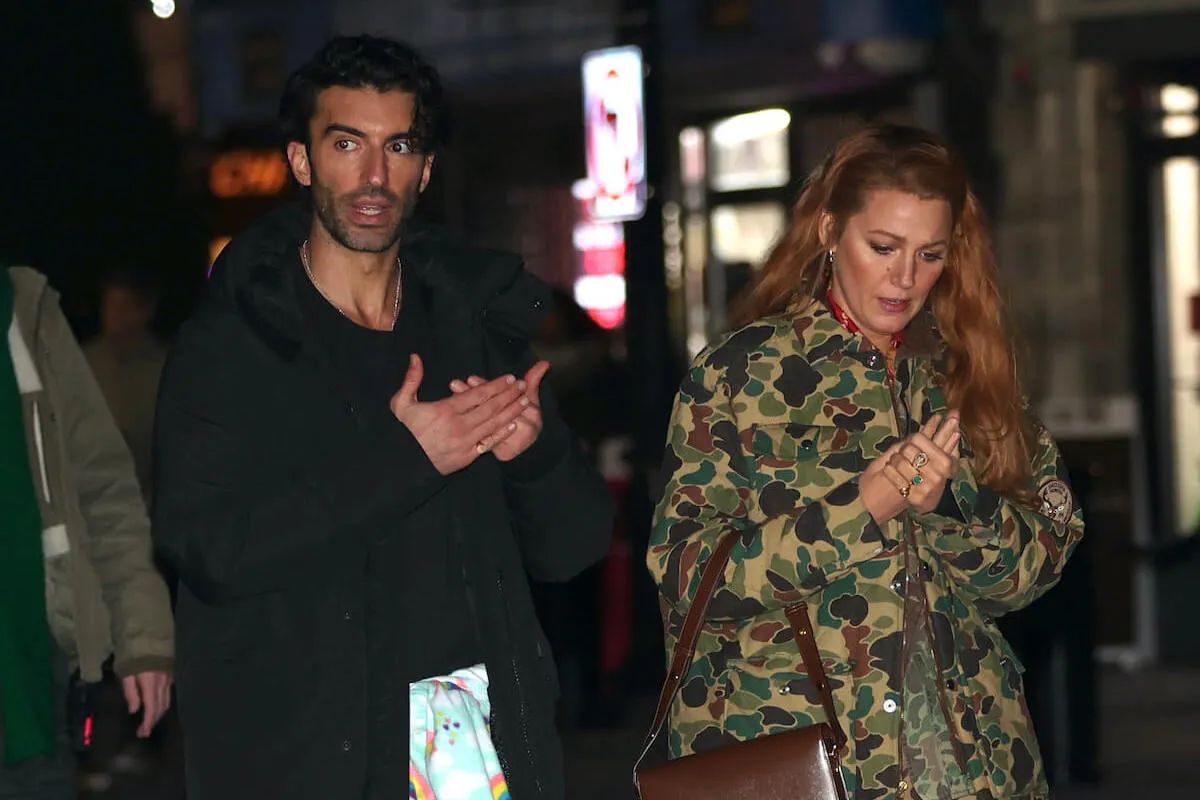 Justin Baldoni and Blake Lively, who have a trial date set for 2026, filming 'It Ends With Us'