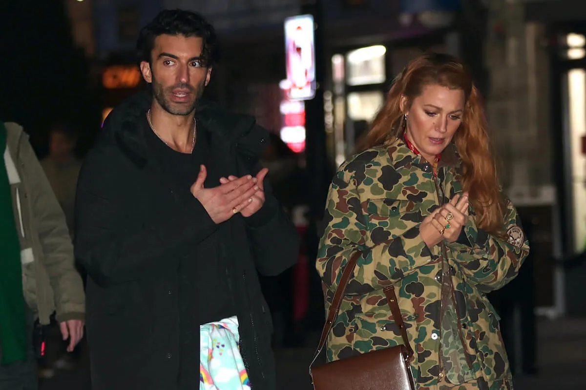 Justin Baldoni and Blake Lively, whose legal battle isn't derailing 'A Simple Favor 2' on the set of 'It Ends With Us'