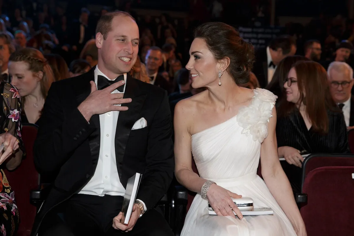 Prince William and Kate Middleton at the 2019 BAFTA Awards