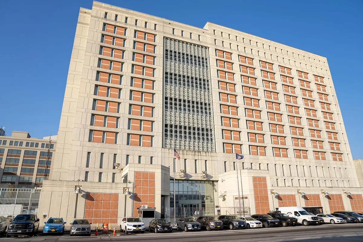 The Metropolitan Detention Center on 29th Street in the Brooklyn borough of New York.