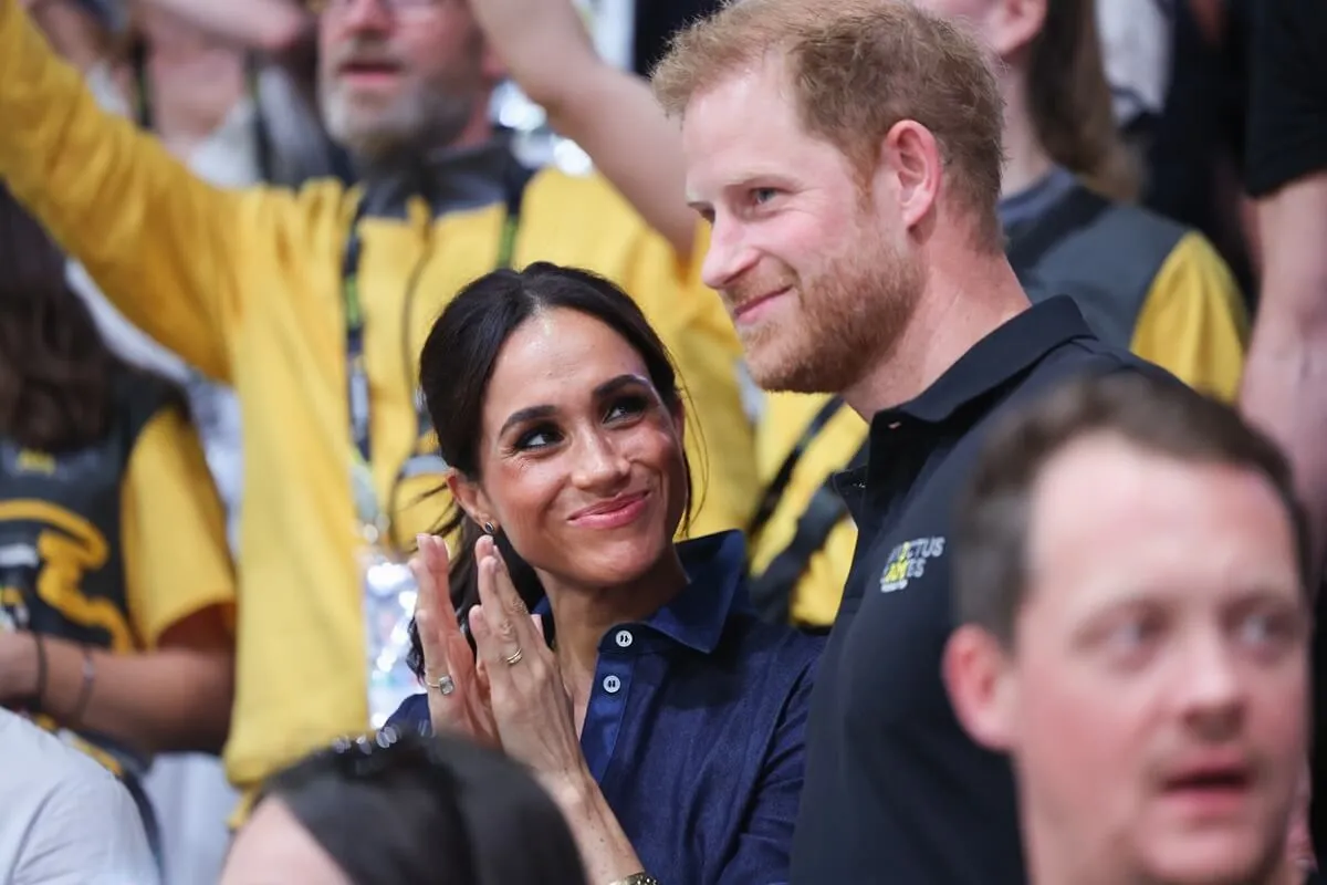 Meghan Markle and Prince Harry during day six of the Invictus Games Düsseldorf