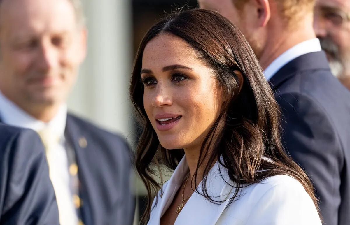 Meghan Markle attends a reception hosted by the City of The Hague and the Dutch Ministry of Defence at Zuiderpark