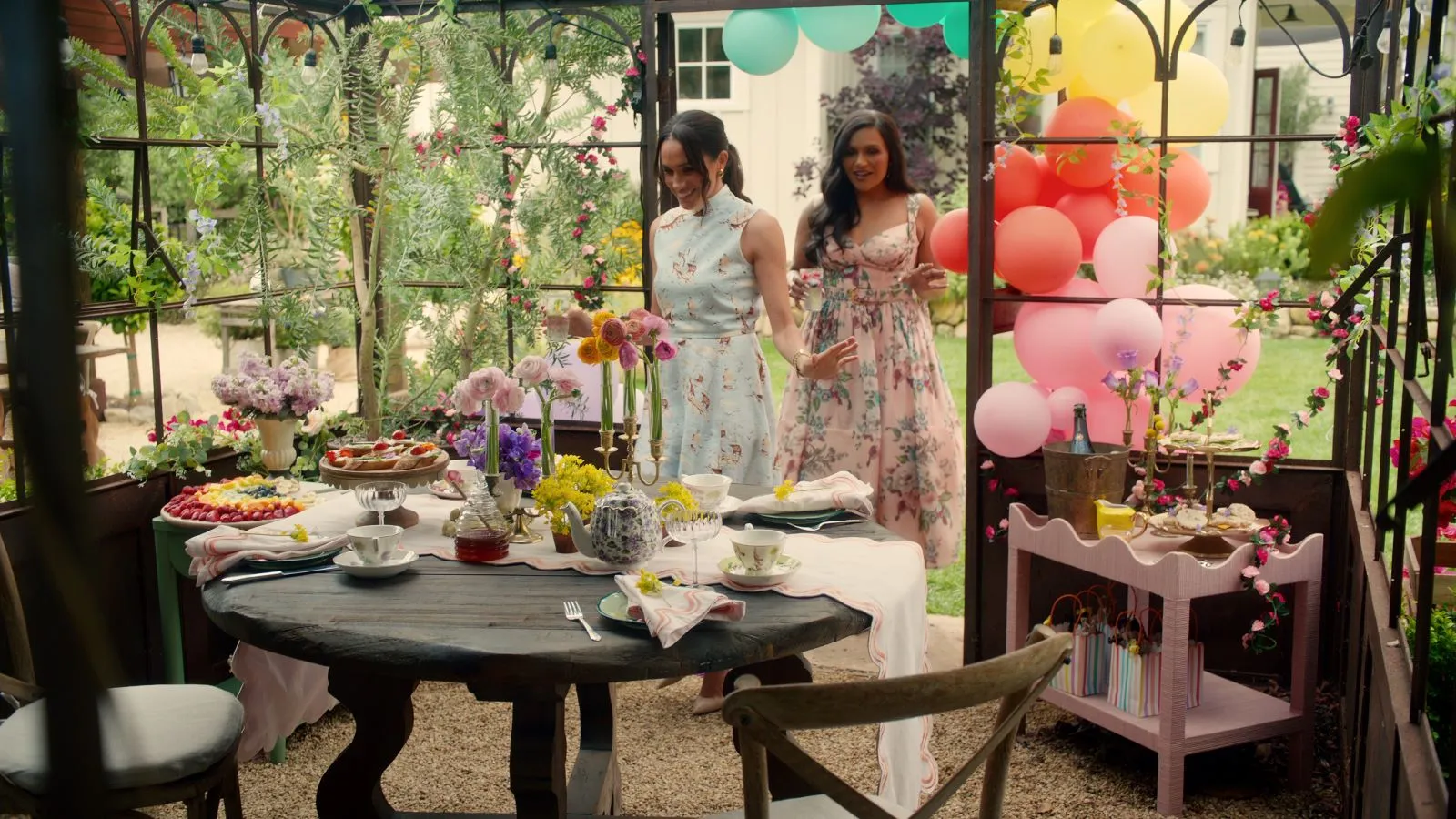 Meghan Markle and  Mindy Kaling on the duchess's Netflix show 'With Love, Meghan' 