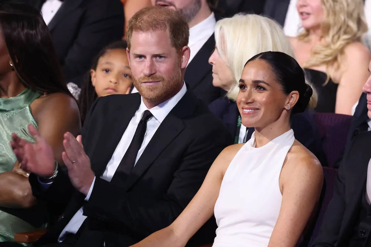 Meghan Markle, who's had to 'explain herself' amid divorce book claim, with Prince Harry